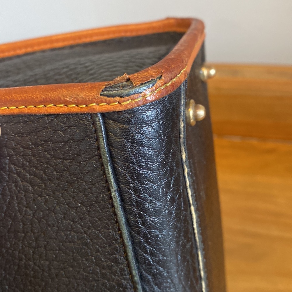 Vintage Dooney & Bourke AllWeather Leather Satchel - Picture 7 of 13